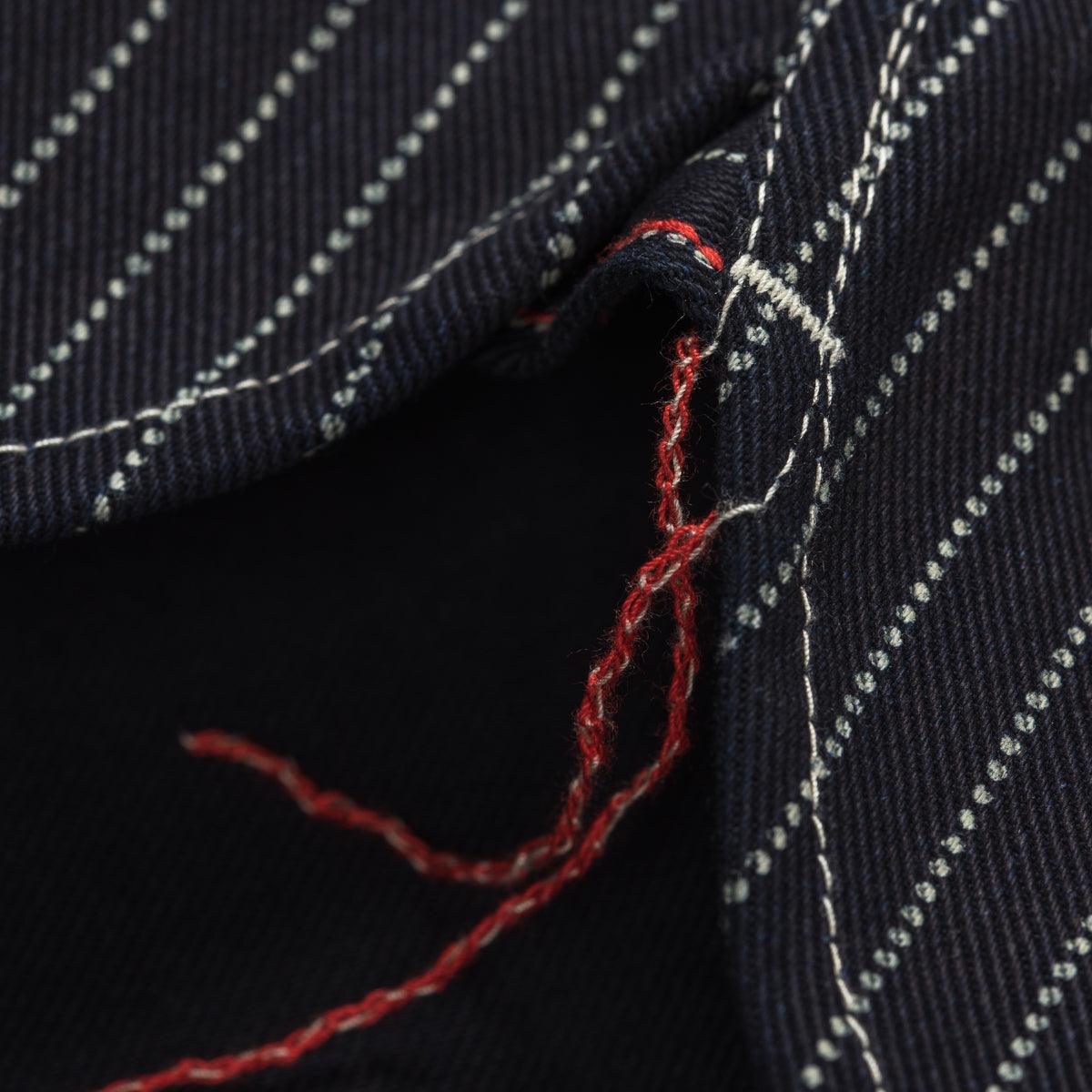 Image showing the IHSH-62-IND - 12oz Wabash Western Shirt Indigo which is a Shirts described by the following info Iron Heart, Released, Shirts, Tops and sold on the IRON HEART GERMANY online store