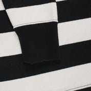 Image showing the IHTB-01-BLK-WHT - 11oz Cotton Knit Long-Sleeved Sweater which is a Sweatshirts described by the following info Iron Heart, Released, Sweatshirts, Tops and sold on the IRON HEART GERMANY online store