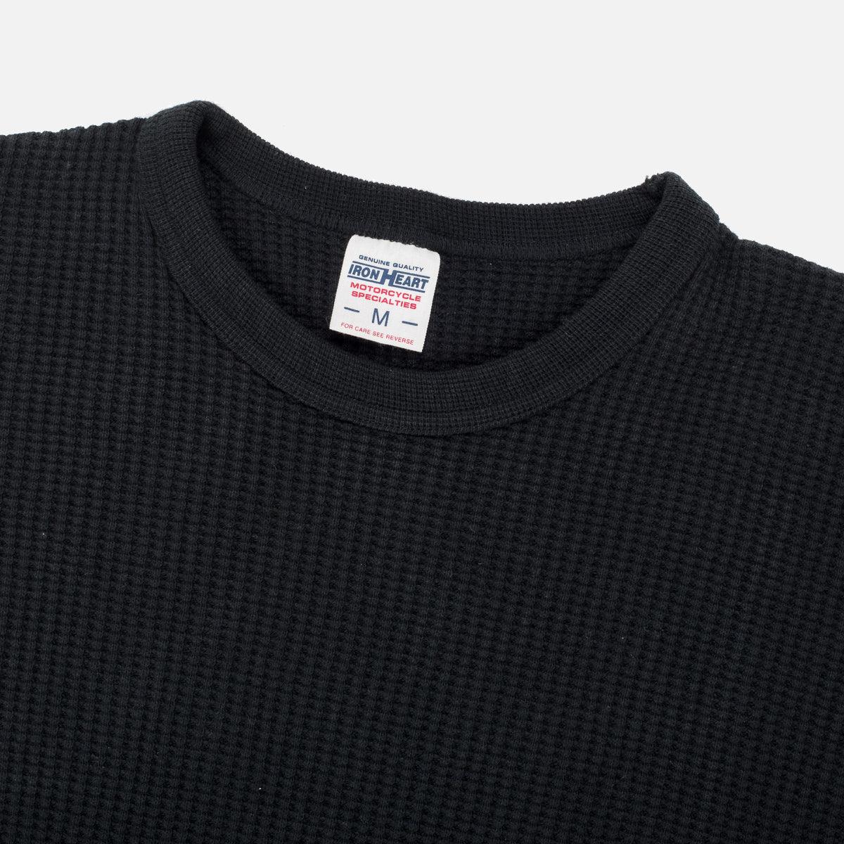 IHTL-1301-BLK - Waffle Knit Thermal Longsleeve - Black – IRON