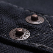 Image showing the IHV-02-IND - 12oz Wabash/Duck Work Vest- Indigo/Navy which is a Vests described by the following info Iron Heart, Released, Tops, Vests and sold on the IRON HEART GERMANY online store