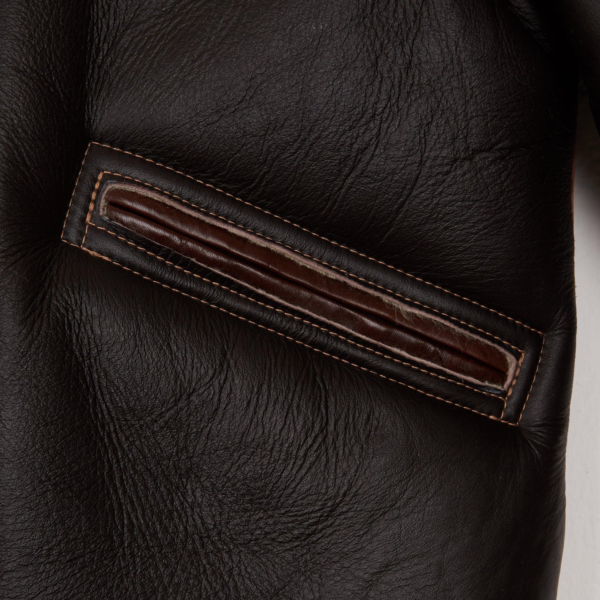 SB-D1-BRN - Simmons Bilt D-1 Sheepskin Jacket Brown