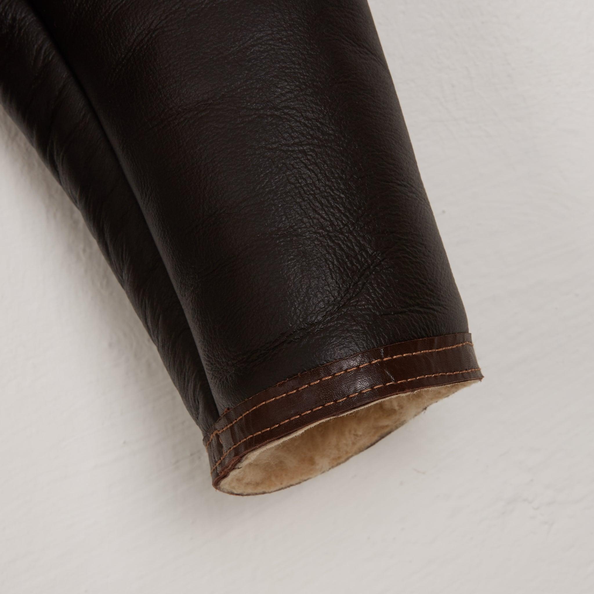 SB-D1-BRN - Simmons Bilt D-1 Sheepskin Jacket Brown