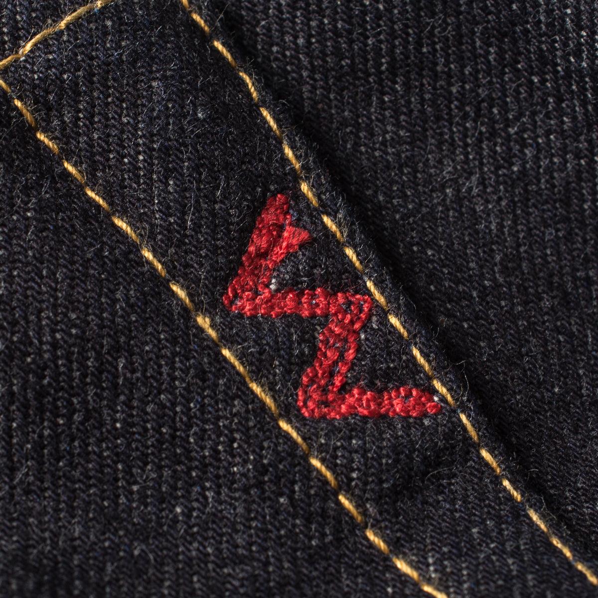 Image showing the IH-555S-142 - 14oz Selvedge Denim Super Slim Cut Jeans - Indigo which is a Jeans described by the following info 555, Bottoms, Iron Heart, Jeans, Released, Slim and sold on the IRON HEART GERMANY online store