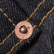 Image showing the IH-555S-142 - 14oz Selvedge Denim Super Slim Cut Jeans - Indigo which is a Jeans described by the following info 555, Bottoms, Iron Heart, Jeans, Released, Slim and sold on the IRON HEART GERMANY online store