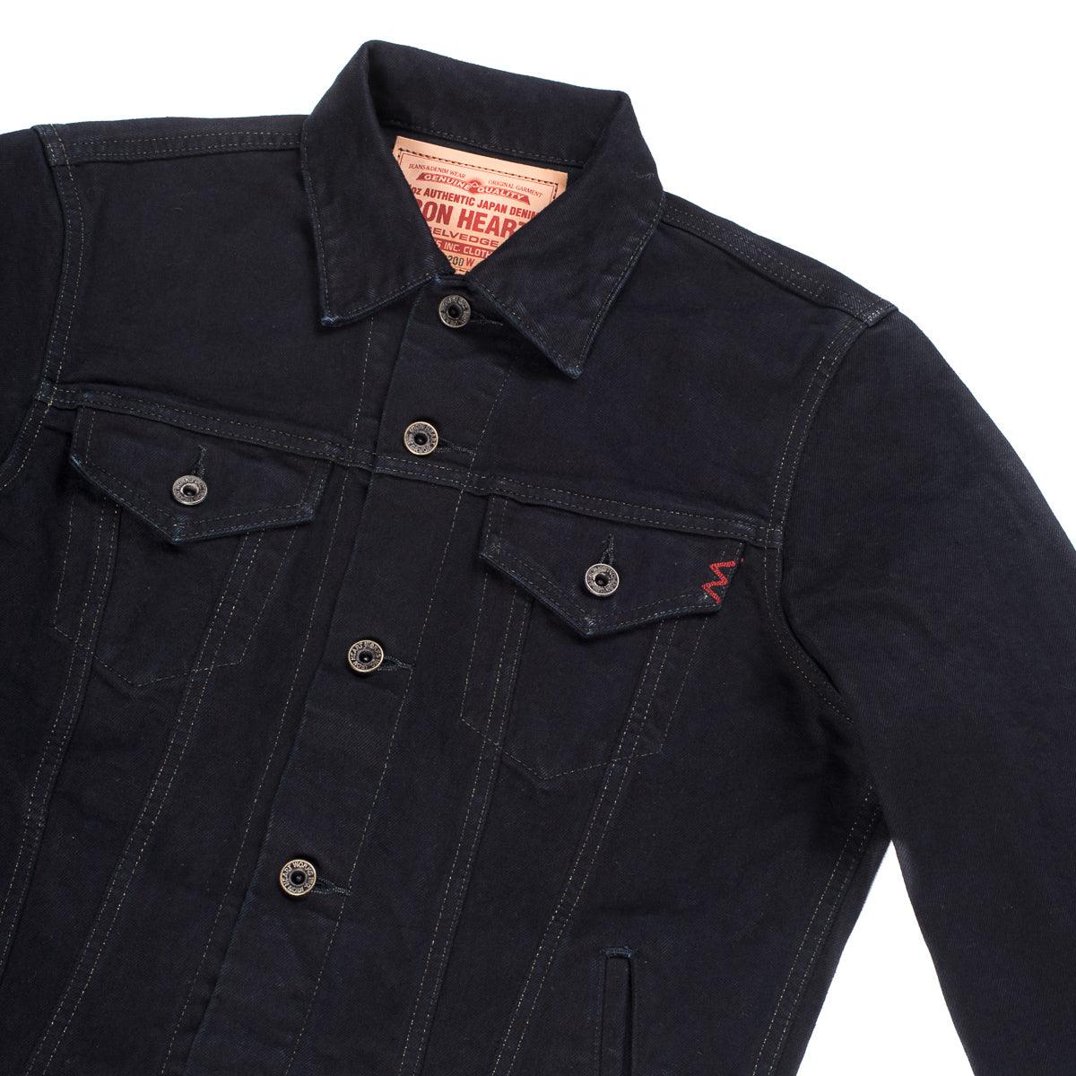 Image showing the IH-526J-142OD - 14oz Selvedge Denim Type III Jacket - Overdyed Indigo which is a Jackets described by the following info Iron Heart, Jackets, Released, Tops and sold on the IRON HEART GERMANY online store