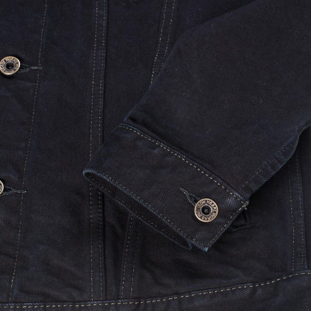 Image showing the IH-526J-142OD - 14oz Selvedge Denim Type III Jacket - Overdyed Indigo which is a Jackets described by the following info Iron Heart, Jackets, Released, Tops and sold on the IRON HEART GERMANY online store