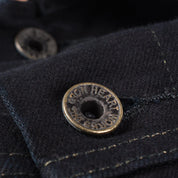 Image showing the IH-526J-142OD - 14oz Selvedge Denim Type III Jacket - Overdyed Indigo which is a Jackets described by the following info Iron Heart, Jackets, Released, Tops and sold on the IRON HEART GERMANY online store
