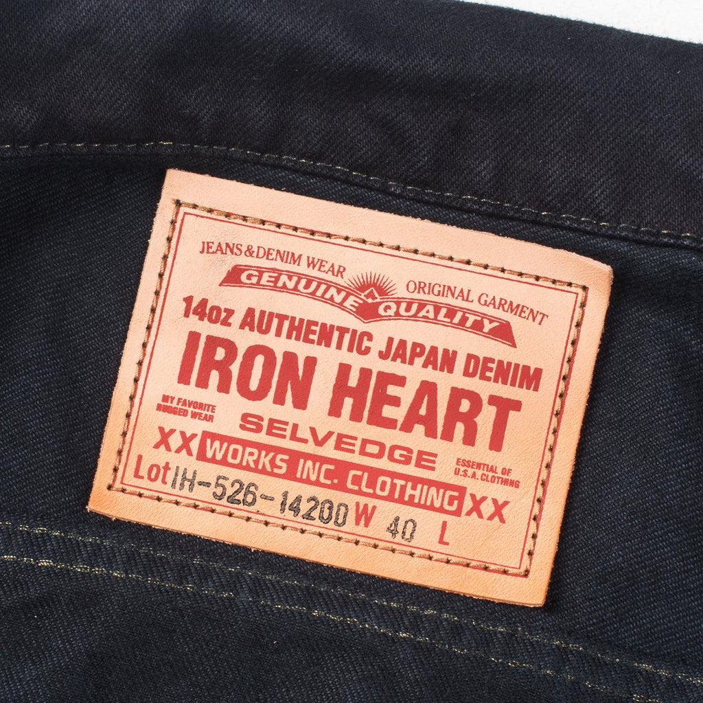 Image showing the IH-526J-142OD - 14oz Selvedge Denim Type III Jacket - Overdyed Indigo which is a Jackets described by the following info Iron Heart, Jackets, Released, Tops and sold on the IRON HEART GERMANY online store
