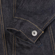 Image showing the IH-526J-142 - 14oz Selvedge Denim Modified Type III Jacket Indigo which is a Jackets described by the following info Iron Heart, Jackets, Released, Tops and sold on the IRON HEART GERMANY online store