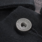 Image showing the IH-9526PJ - 21oz Denim Type III Jacket Superblack which is a Jackets described by the following info Iron Heart, Jackets, Released, Tops and sold on the IRON HEART GERMANY online store