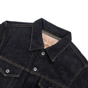 Image showing the IH-526PJ - 21oz Selvedge Denim Type III Jacket Indigo which is a Jackets described by the following info Iron Heart, Jackets, Released, Tops and sold on the IRON HEART GERMANY online store