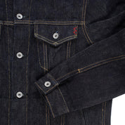 Image showing the IH-526PJ - 21oz Selvedge Denim Type III Jacket Indigo which is a Jackets described by the following info Iron Heart, Jackets, Released, Tops and sold on the IRON HEART GERMANY online store