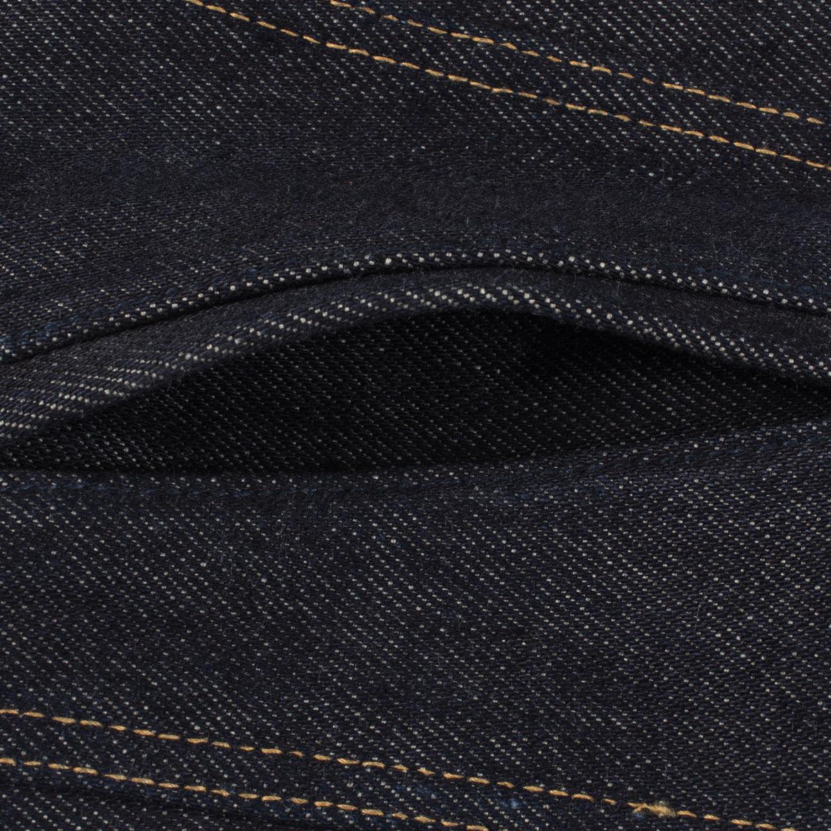 Image showing the IH-526PJ - 21oz Selvedge Denim Type III Jacket Indigo which is a Jackets described by the following info Iron Heart, Jackets, Released, Tops and sold on the IRON HEART GERMANY online store