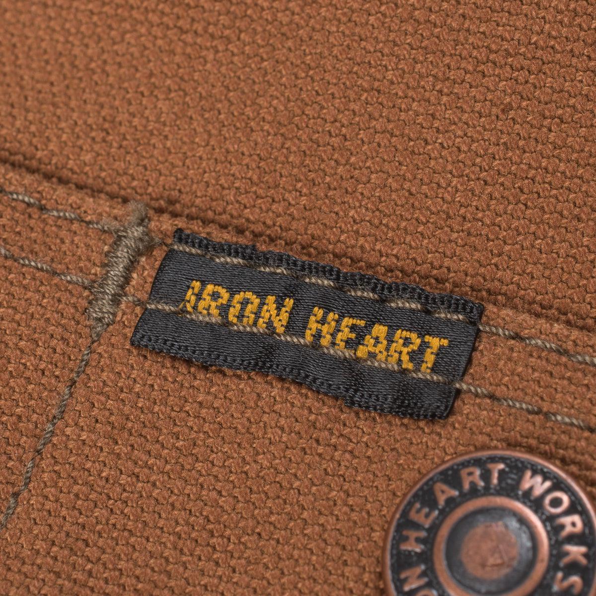 Image showing the IHSH-189-BRN - 17oz Duck Work Shirt Style CPO Brown which is a Shirts described by the following info Iron Heart, Released, Shirts, Tops and sold on the IRON HEART GERMANY online store
