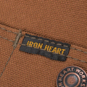Image showing the IHSH-189-BRN - 17oz Duck Work Shirt Style CPO Brown which is a Shirts described by the following info Iron Heart, Released, Shirts, Tops and sold on the IRON HEART GERMANY online store