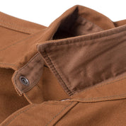 Image showing the IHSH-189-BRN - 17oz Duck Work Shirt Style CPO Brown which is a Shirts described by the following info Iron Heart, Released, Shirts, Tops and sold on the IRON HEART GERMANY online store