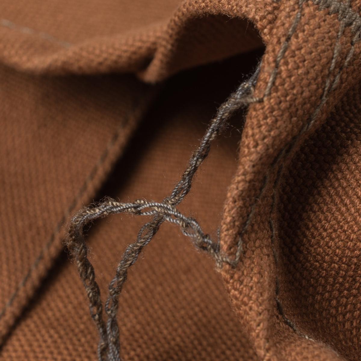 Image showing the IHSH-189-BRN - 17oz Duck Work Shirt Style CPO Brown which is a Shirts described by the following info Iron Heart, Released, Shirts, Tops and sold on the IRON HEART GERMANY online store