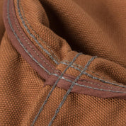 Image showing the IHSH-189-BRN - 17oz Duck Work Shirt Style CPO Brown which is a Shirts described by the following info Iron Heart, Released, Shirts, Tops and sold on the IRON HEART GERMANY online store