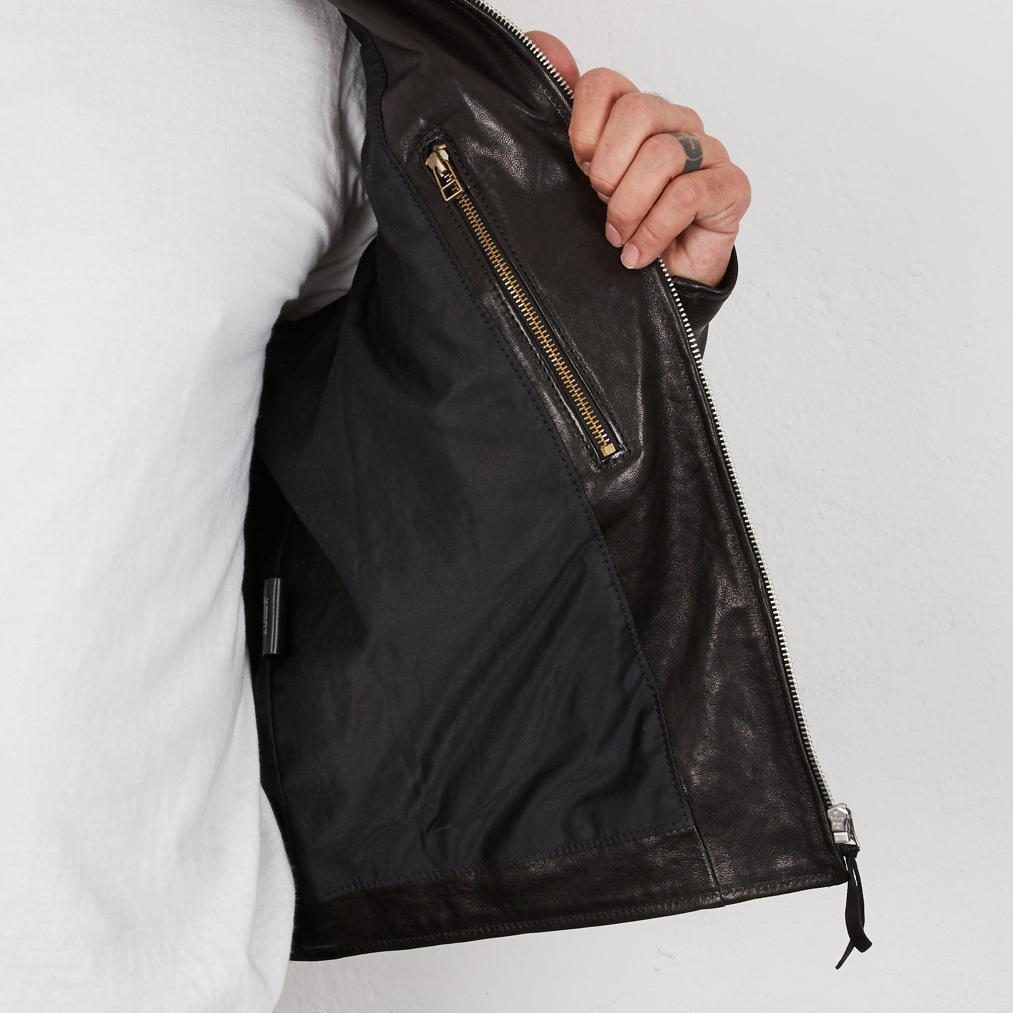 SB-Rider-BLK - Simmons Bilt Rider Shirt Lamb Skin Black