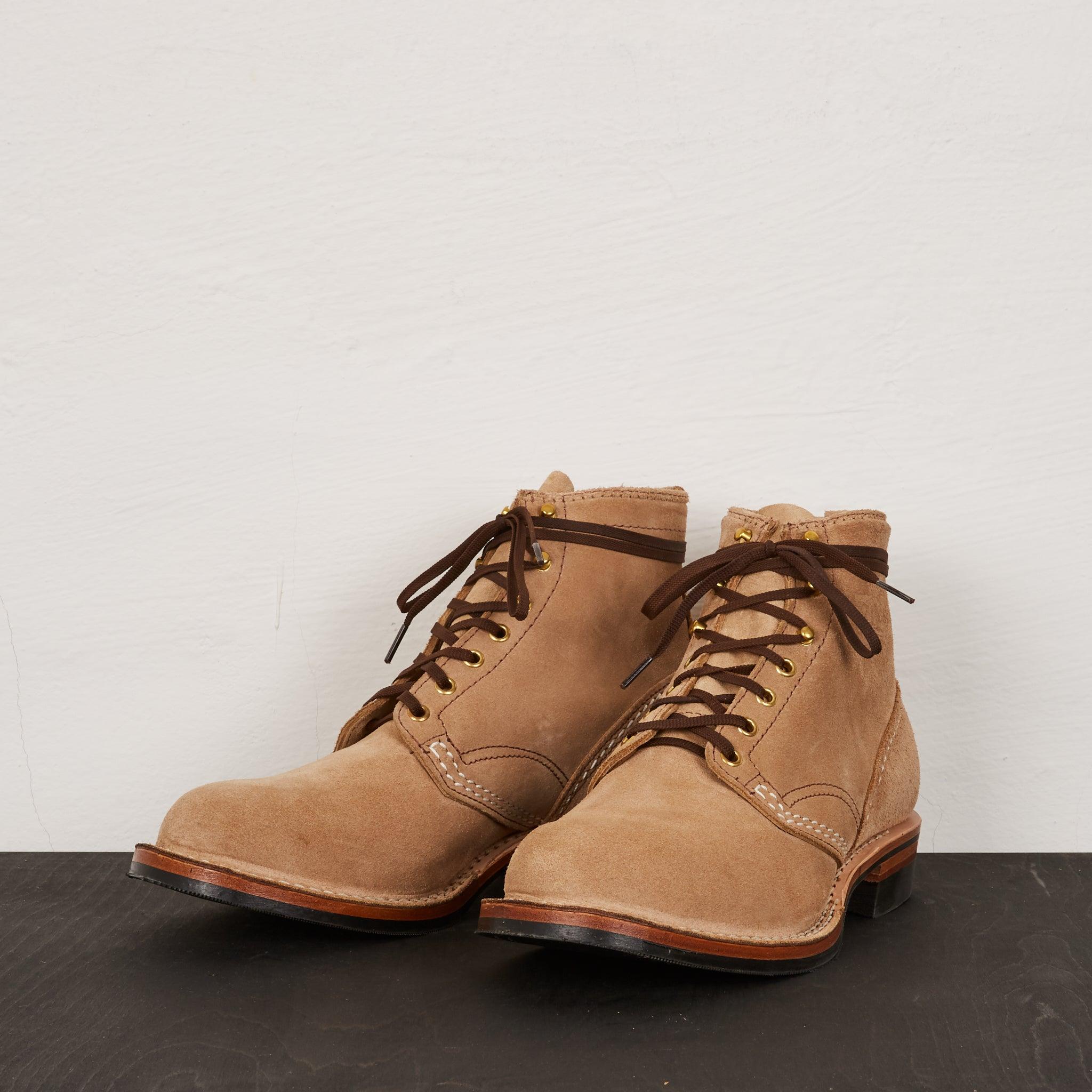 Image showing the WE-BE207269-ROB - Wesco Custom Jobmaster - Roughout Burlap which is a Boots described by the following info Boots, Footwear, Wesco and sold on the IRON HEART GERMANY online store