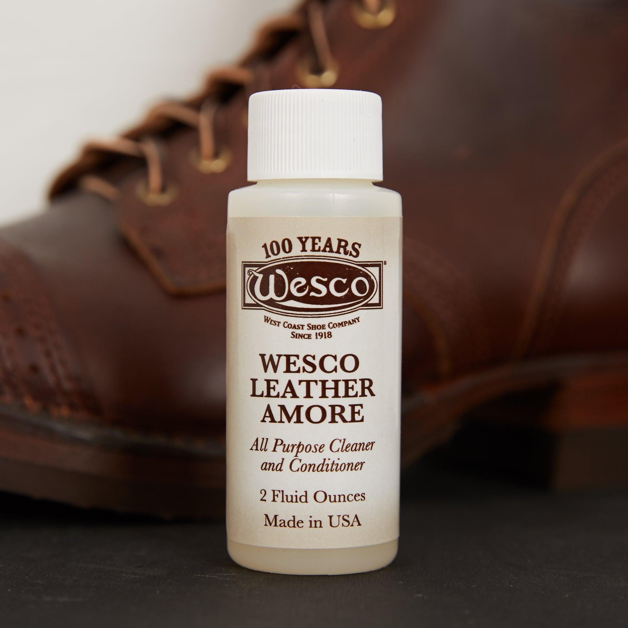 Image showing the Wesco Leather Boot Dressing Leather Amore which is a Shoecare described by the following info Footwear, Shoecare, Wesco and sold on the IRON HEART GERMANY online store