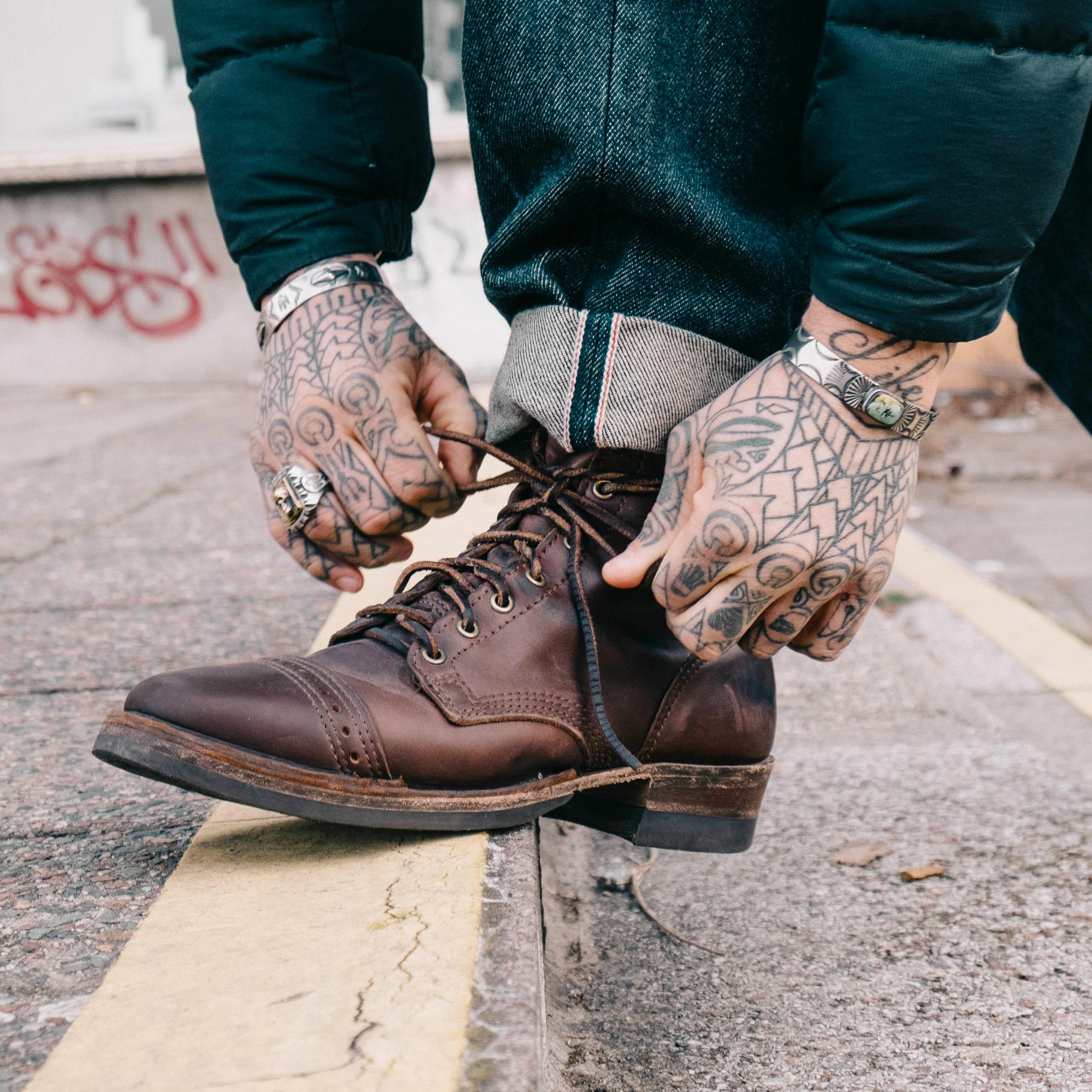 Image showing the WE-BRCXL907-BRN - WESCO Custom Hendrik Chromexcel - Brown which is a Boots described by the following info Boots, Footwear, Wesco and sold on the IRON HEART GERMANY online store